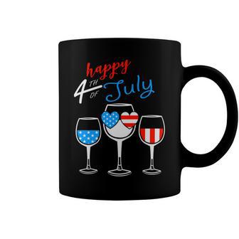 Red Wine Blue 4Th Of July Wine Red White Blue Wine Glasses V4 Coffee Mug | Favorety DE