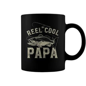Reel Cool Papa Funny Fathers Day Coffee Mug | Mazezy
