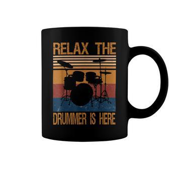 Relax The Drummer Here Coffee Mug | Favorety UK