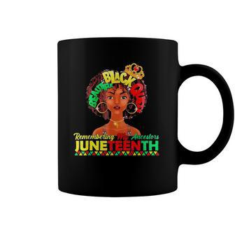 Remembering My Ancestors Juneteenth Black Freedom 1865 Lover Coffee Mug | Mazezy UK