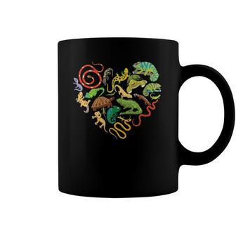 Reptile Heart Snake Lizard Gift Coffee Mug | Mazezy