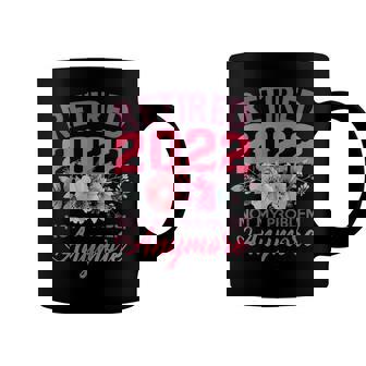 Retired 2022 Retirement Gifts For Women 2022 Cute Pink Coffee Mug | Mazezy