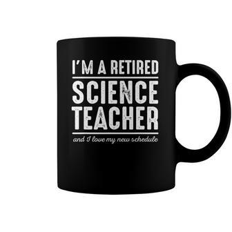 Retired Science Teacher Schedule 1 Science Teacher Coffee Mug | Mazezy