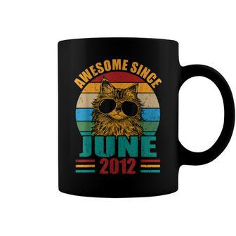 Retro Awesome Since June 2012 10Th Birthday 10 Years Old Coffee Mug - Seseable