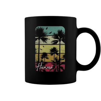Retro Hawaii Vintage Hawaiian Islands Aloha State Coffee Mug | Mazezy