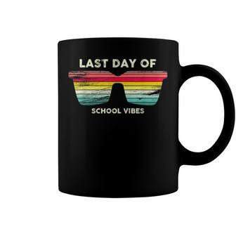Retro Last Day Of School Vibes Graduation | Out For Summer Coffee Mug | Mazezy