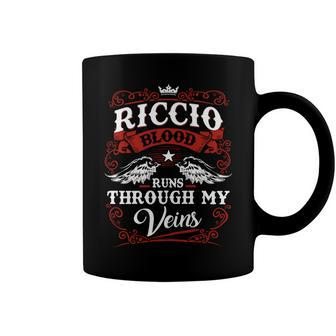 Riccio Name Shirt Riccio Family Name Coffee Mug - Monsterry