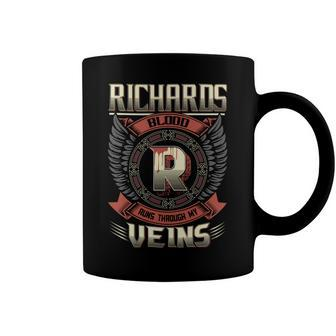 Richards Blood Run Through My Veins Name V4 Coffee Mug - Seseable