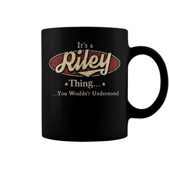 Riley Shirt Personalized Name Gifts T Shirt Name Print T Shirts Shirts With Name Riley Coffee Mug - Seseable