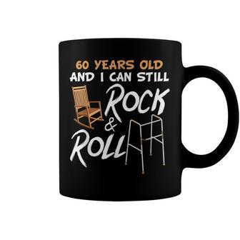 Rocking Chair Walking Aid Pun Rock Music Lover 60Th Birthday Coffee Mug - Seseable