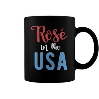 Rose In The Usa Cute Drinking 4Th Of July Coffee Mug | Mazezy