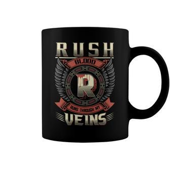 Rush Blood Run Through My Veins Name V6 Coffee Mug - Seseable