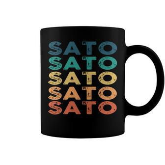 Sato Name Shirt Sato Family Name Coffee Mug - Monsterry AU
