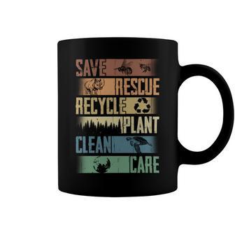 Save Rescue Recycled Plant Clean Care V3 Coffee Mug | Favorety UK