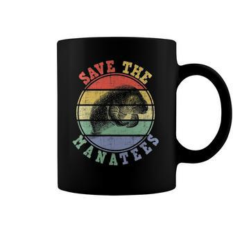 Save The Manatees Manatee Lover Zookeeper Marine Biologist Coffee Mug | Mazezy