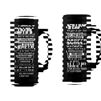 Schroeder Name Gift Sorry My Heart Only Beats For Schroeder Coffee Mug - Seseable