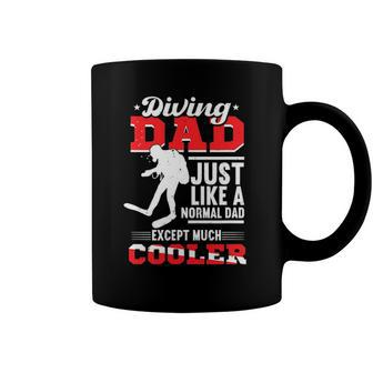 Scuba Diving Dad Fathers Day Gift Diver Scuba Diving Coffee Mug | Mazezy