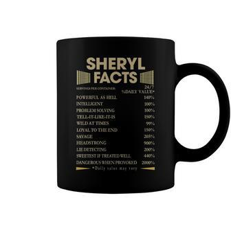 Sheryl Name Gift Sheryl Facts Coffee Mug - Seseable