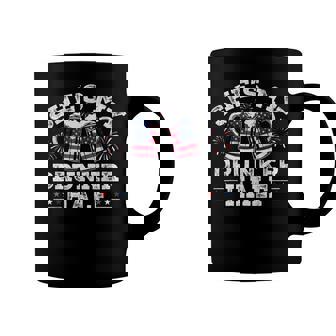 Shes My Drunker Half Funny Beer Couple Matching 4Th Of July Coffee Mug | Seseable CA