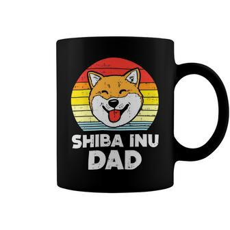 Shiba Inu Retro Sunset Japanese Akita Dog Lover Owner Gift T-Shirt Coffee Mug - Seseable
