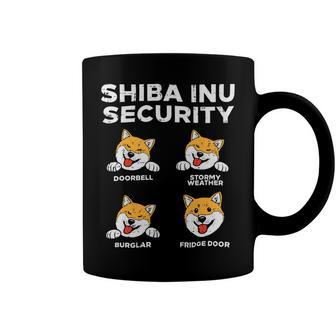 Shiba Inu Security Funny Japanese Doge Akita Dog Owner Gift T-Shirt Coffee Mug - Seseable