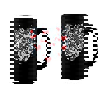 Siberian Husky Valentines Day Heart Kids Boys Girls Coffee Mug - Monsterry