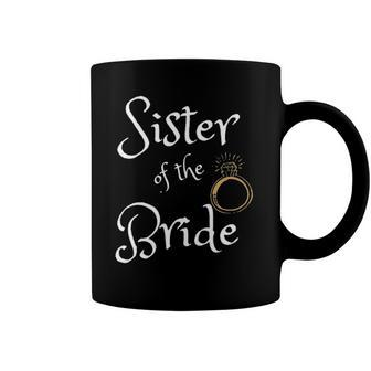 Sister Of The Bride Funny Wedding Party Dinner Rehearsal Coffee Mug | Mazezy
