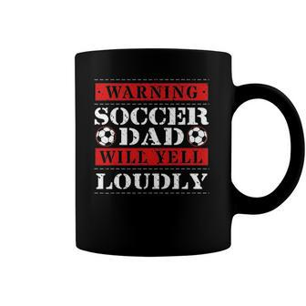 Soccer Player Dad Goalie Team Goalkeeper Game Fathers Day Coffee Mug | Mazezy