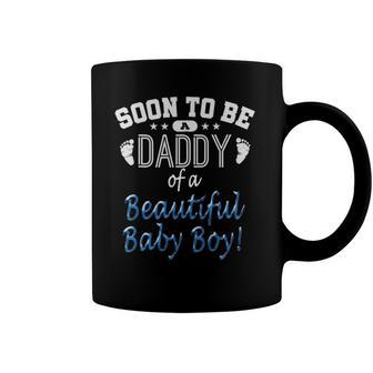 Soon To Be A Daddy Baby Boy Expecting Father Gift Coffee Mug | Mazezy AU