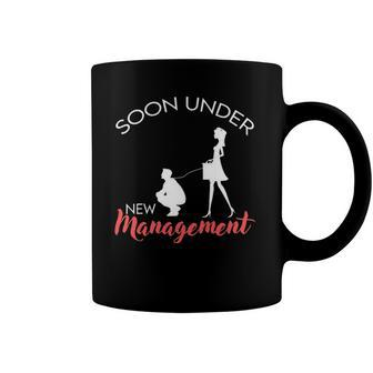 Soon Under New Management Funny Retired Husband Coffee Mug | Mazezy