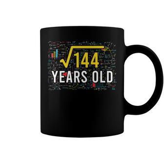 Square Root Of 144 12 Years Old 12Th Birthday Math Lovers Coffee Mug - Seseable
