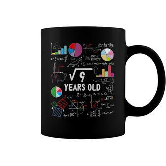 Square Root Of 9 3Rd Birthday 3 Years Old Kid Math Lover Coffee Mug | Mazezy