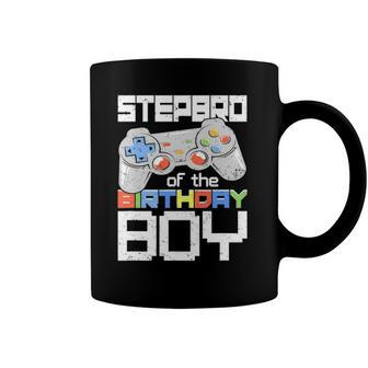 Stepbrother Of The Birthday Boy Matching Video Game Birthday Coffee Mug | Mazezy