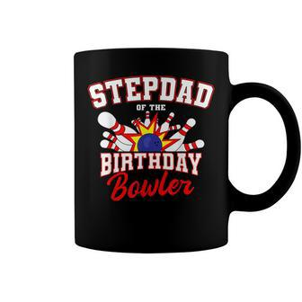 Stepdad Of The Birthday Bowler Bday Bowling Party Coffee Mug | Mazezy