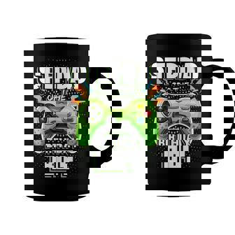 Stepdad Of The Birthday Boy Matching Family Video Game Party Coffee Mug | Seseable CA