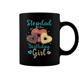 Stepdad Of The Birthday Girl Matching Family Birthday Coffee Mug - Seseable