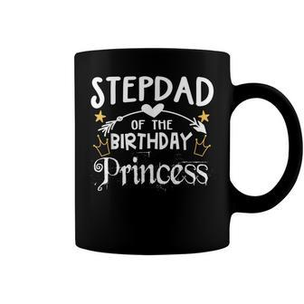 Stepdad Of The Birthday Princess Matching Family Coffee Mug - Seseable