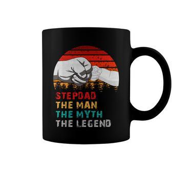Stepdad The Man The Myth The Legend Coffee Mug - Monsterry