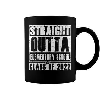 Straight Outta Elementary School Grad 2022 Graduation Gifts Coffee Mug | Mazezy
