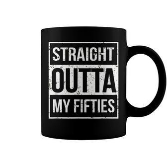 Straight Outta My Fifties Funny 60Th Birthday Gift V2 Coffee Mug - Seseable