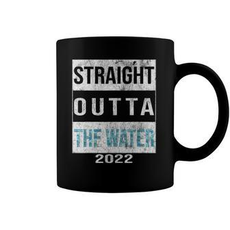 Straight Outta The Water Cool Christian Baptism 2022 Vintage Coffee Mug | Mazezy