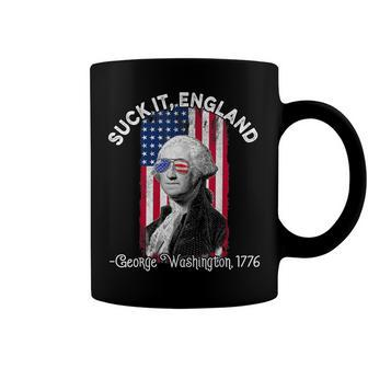 Suck It England 4Th Of July George Washington 1776 Men Women Coffee Mug - Seseable
