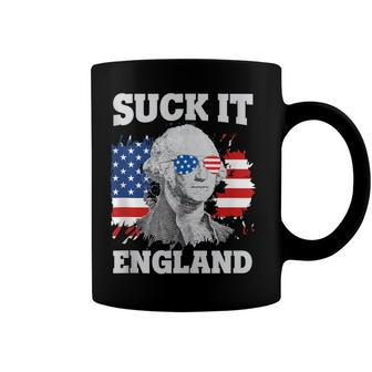 Suck It England Funny 4Th Of July George Washington 1776 Coffee Mug - Seseable