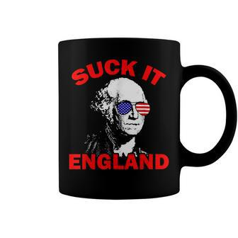 Suck It England Funny 4Th Of July Patriotic Coffee Mug - Seseable
