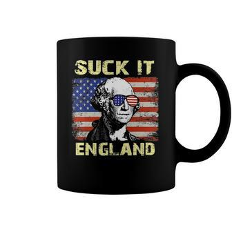 Suck It England Funny George Washington Coffee Mug | Mazezy