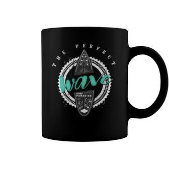 Surfing Perfect Wave Surf Paradise Funny Surfer Gift Coffee Mug | Mazezy