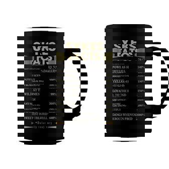 Sykes Name Gift Sykes Facts Coffee Mug | Seseable CA