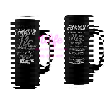 Sysadmins Wife Gift Funny Wedding Anniversary Coffee Mug | Mazezy