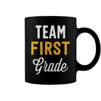 Team First Grade Kids Back To School Gift Boys Girls Coffee Mug - Seseable