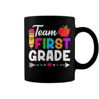 Team First Grade Kids Teacher Student Back To School Coffee Mug - Seseable